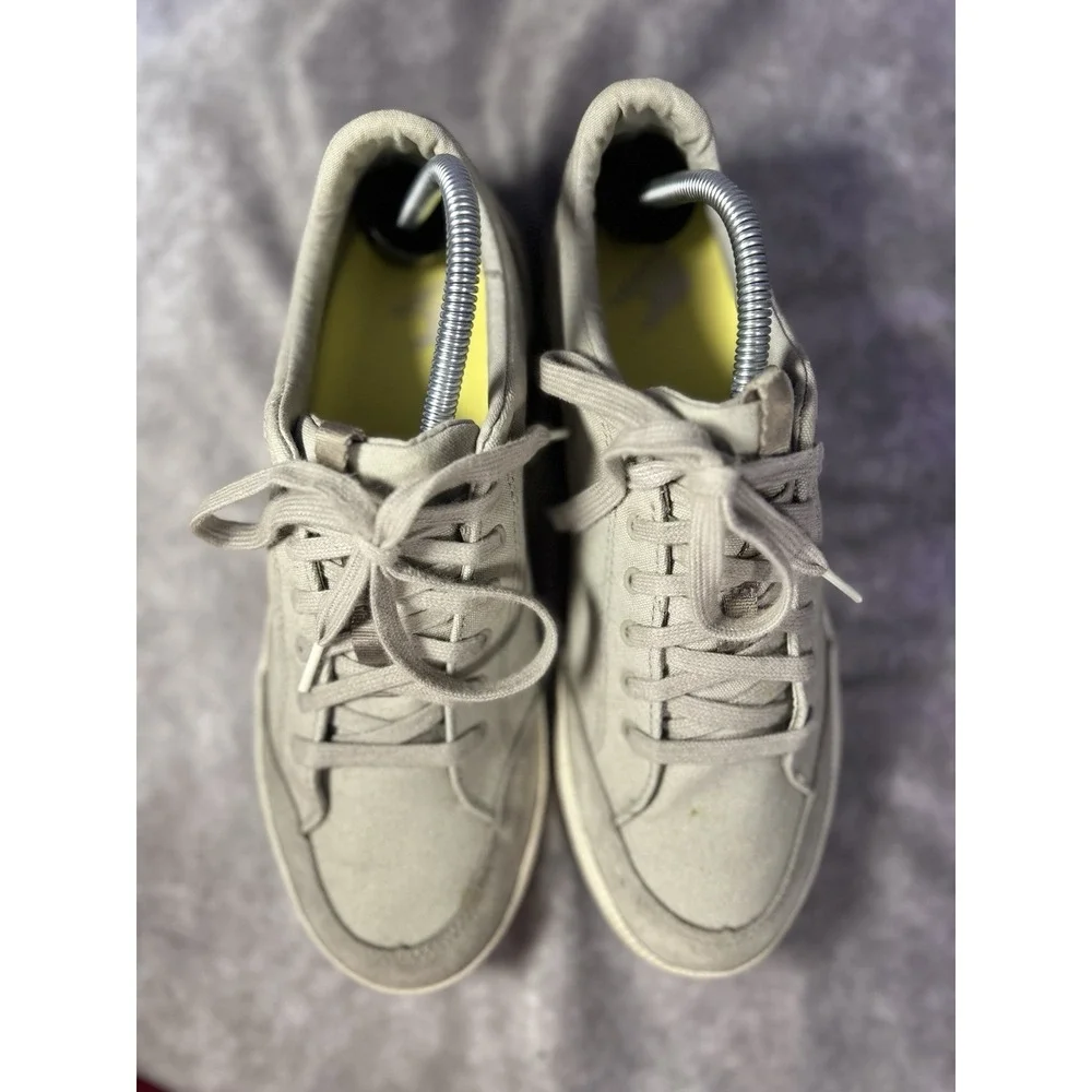 Sorel Men's Canvas Low Top Sneakers Gray Casual Lace Up Shoes Size 10.5